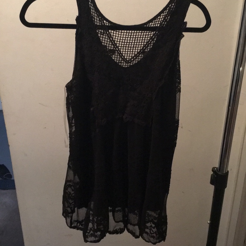 NWT Romeo and Juliet Couture Lace Baby Doll Tank